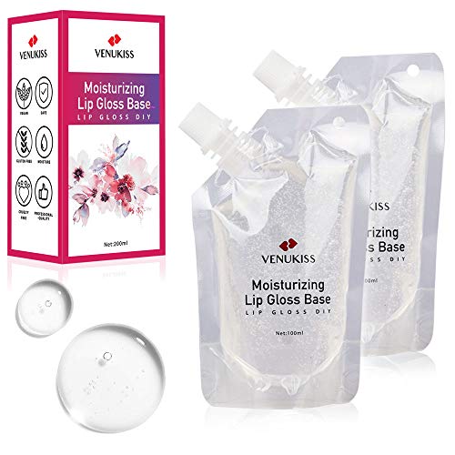 Lip Gloss Base,Clear Versagel Base for DIY Lip Gloss, Moisturizing, NonSticky, Vegan, Organic