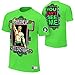 WWE John Cena T-shirt , Cap , Sweatbands strong Wristbands 5 Piece Set Wrist RAW (XS, green)