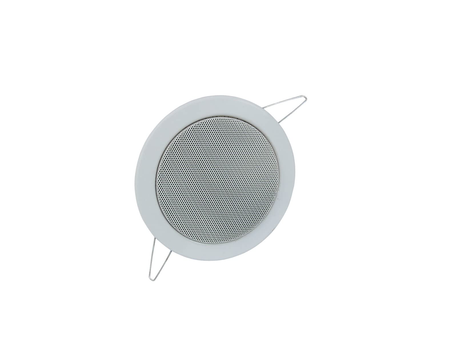 OMNITRONIC CS-4C Ceiling Speaker Silver | 2-Way 4 Inch Broadband Built-in Speaker, 100 V, 6 W RMS, Diameter 110 mm