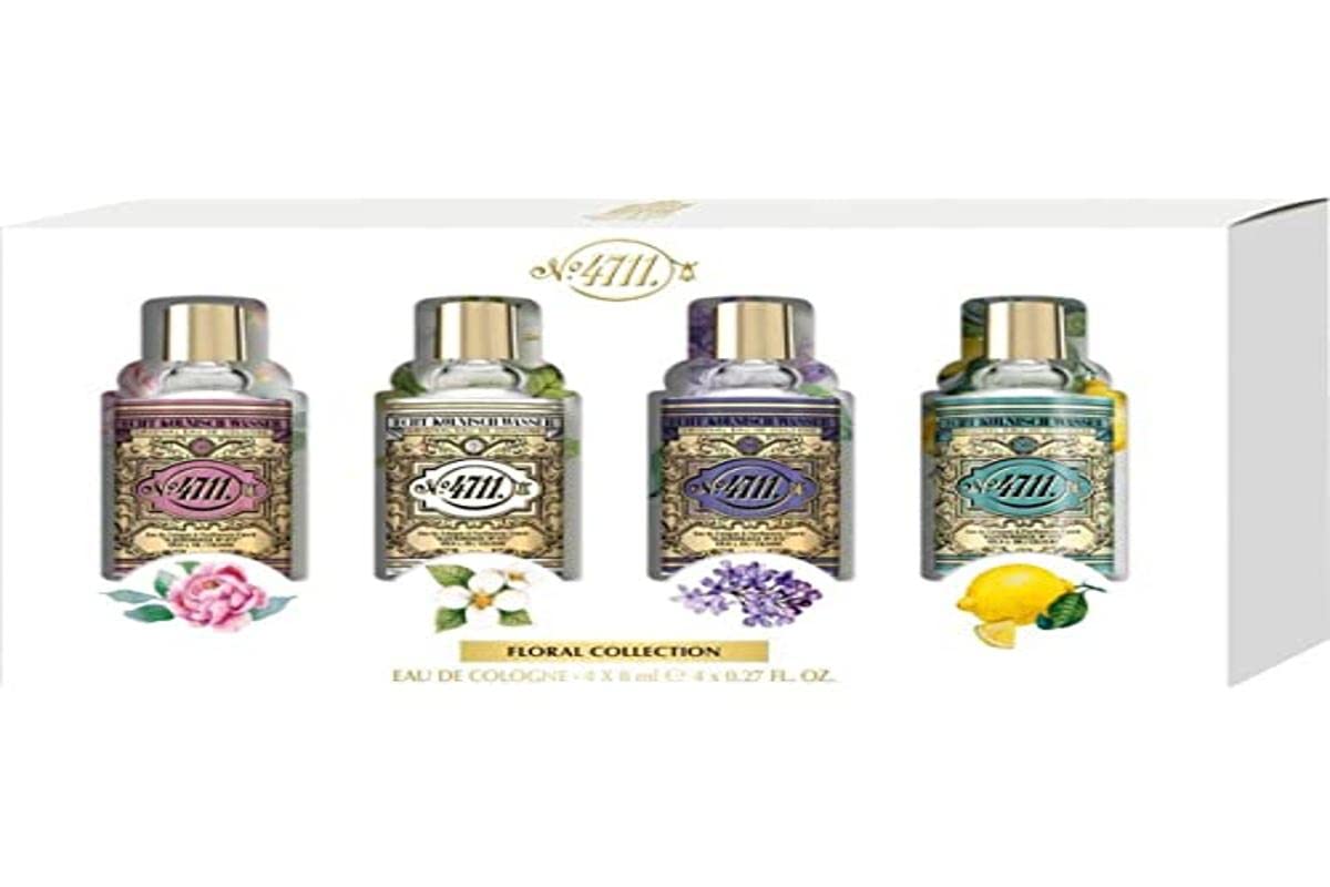 4711 Floral Collection Mini Set, 4 x Fragrances, 8 ml (Pack of 1)
