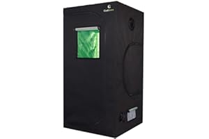 CoolGrows Grow Tent, 3x3x6 Feet Mylar Grow Tent with Obeservation Window and Floor Tray for Indoor Plant Growing (36"x 36" x 72")