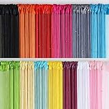 HSYLYM Beaded String Curtain Grey 90x200cm Spaghetti Dense Beads Door Curtain view 6