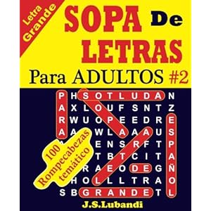 SOPA De LETRAS Para ADULTOS (Volume 2) (Spanish Edition)