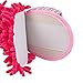 LEMNUY Dust Mop Slippers for Women, Microfiber Chenille Woman Shoes Covers Washable, House Kitchen Hardwood Floor Multi Surface Polishing Cleaning Dirt and Hair, Pink, Large Size 8.0-11.0, 1 Pair