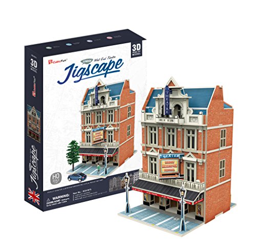 CubicFun Jigscape HO4101h UK West End Theatre 3D Puzzle, 55 Pieces
