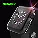 [2 Pack] PC iWatch Series 2 Case, Fivefish iPhone Watch Screen Protector Full Coverage Protective 0.3mm Cystal Clear Hard Cover for i Watch Series 2, Nike+ All Model 2016 – Apple Watch Case 2 (42MM)
