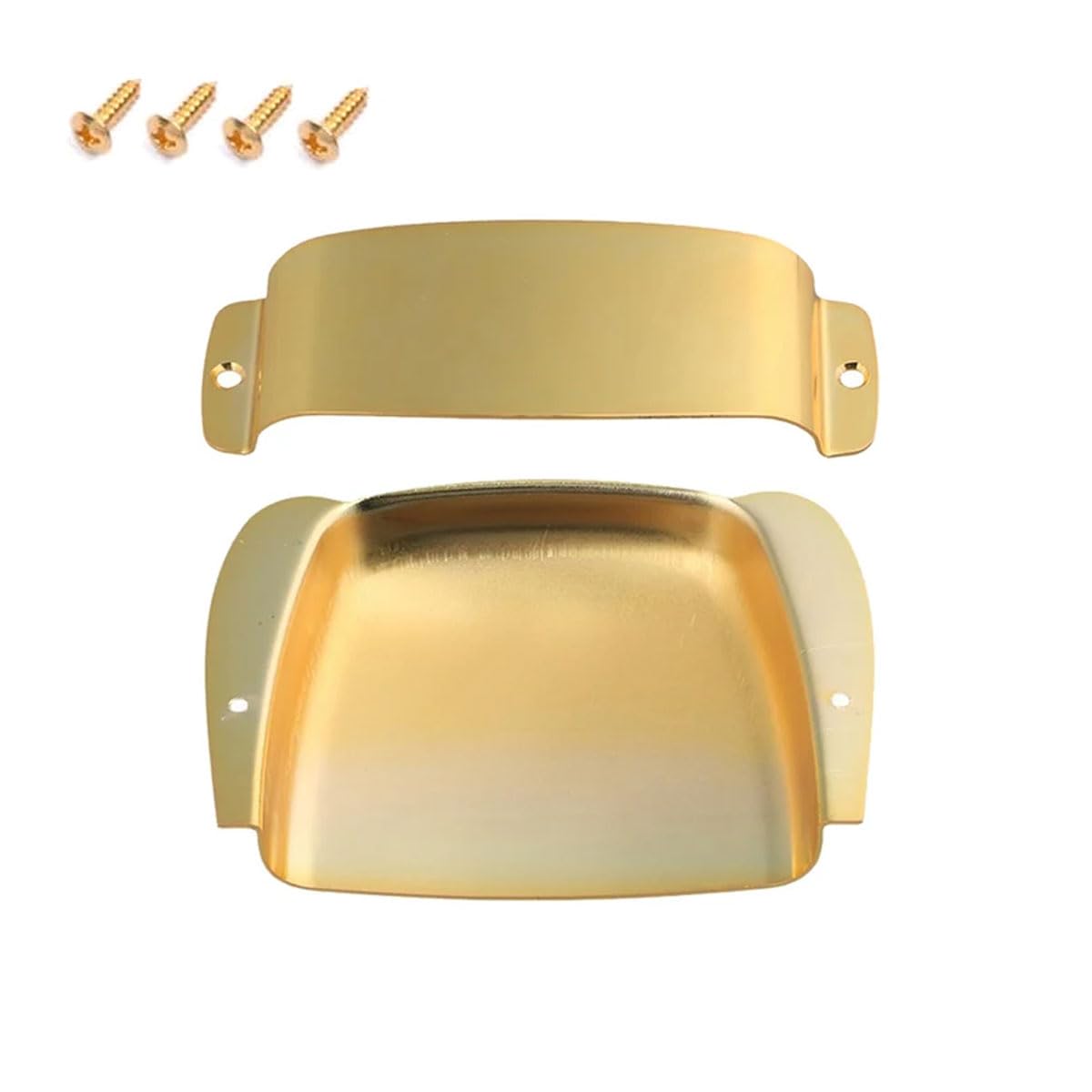 Alnicov Guitar Pickup Cover，Zinc Alloy Pickup Bridge Plate Cover Set ，for Bass Guitar Accessories