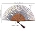 meifan Chinese/Japanese Handmade Handheld Folding Fan (Gray-A)
