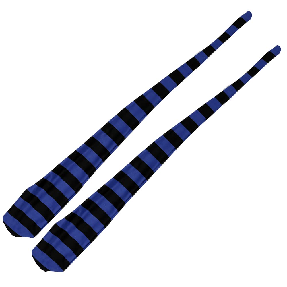 Cascade Juggling Poi Socks - Stretchy Trainer Sock Ideal For All Levels (Blue and Black)