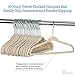 ZOBER Premium Kids Velvet Hangers (11” Inch - 30 Pack) Non Slip Baby Hangers, Ultra Slim Space Saving Childrens Hangers - 360° Swivel Hook, Strong & Durable Infant/Toddler Hangers (Small - Ivory)