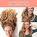 Heatless hair styler by CharlieCurls best no heat curls & waves overnight or in hours easy 1 minute install, flexible rod roller sleep in or wear outside styler curler long or medium hair girls women