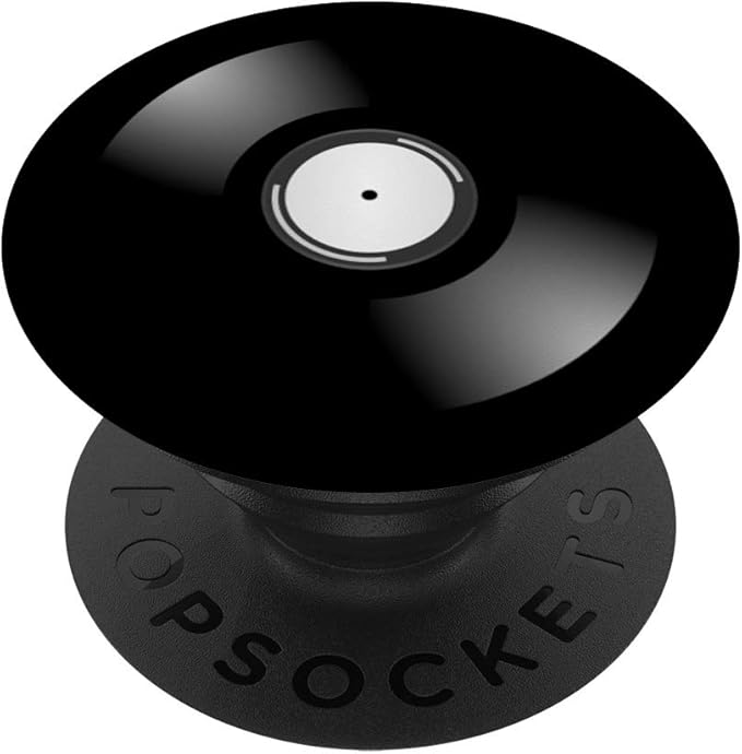 Matte Black Collapsible Phone Knob Pop Up Ring Button Holder PopSockets