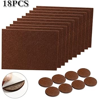 Felt Furniture Pads, IdealHouse No Scratch Furniture Protector Pads on Hardwood Floors Large ...