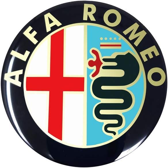 Alfa Romeo 21849 Official 3D Sticker Old Logo 58 mm