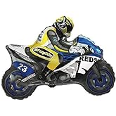 Blue Moto Racing Motorbike Shaped 26" Foil Balloon