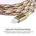 Xcords(TM) 3Pack 10Ft Nylon Braided 8 Pin Lightning to USB Cable Data Syncing Cord Compatible with iPhone 7/ 7 Plus/6/ 6 Plus/ 6s/ 6s Plus /5/5s/5c/SE/iPad/iPod/Beats Pill+(Camouflage)