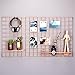 Zosenley Rose Gold Photo Hanging Display, Wall Grid Panel for Display Decoration & Storage, Size 37.8