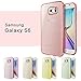 Samsung Galaxy S6 Case, 5 Pack Ace Teah [ Ultra - Thin ] Protective Cover Slim Fit Flexible TPU Vibrant Trendy Color Transparent Cell Phone Case for Samsung Galaxy S6 - Red, Plum, Green, Gold, Yellow