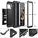 Beasyjoy for iPhone X Case iPhone 10 Metal Case Heavy Duty Cover with Screen Full Body Protection Shockproof Dustproof Drop Proof Rugged Durable Military Grade Defender 5.8 inch, Black