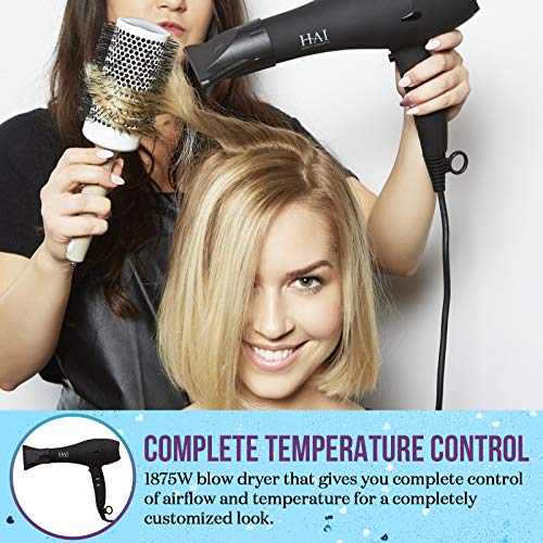 STYLSET by HAI - Ionic Professional Hair Dryer - Ultra Quick-Dry - Fully Adjustable Wind Speed and T - //coolthings.us