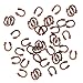 Beadaholique Wire & Thread Protectors, 019 Inch Loops, 50 Pieces, Antiqued Copper