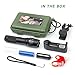 Bike Lights front and back, Cree LED 1200 Lumen Bike Headlight and Tail Light, Waterproof and Rechargeable Bike Light set with Free Battery from Shinobu