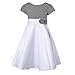 Richie House Little Big Girls' Short Sleeve Elegant Dress Size 4-12 Rh1510