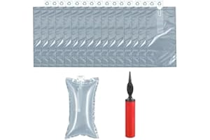 100-Count Air Pillows for Shipping with Pump – 3.9"x5.9" Inflatable Packing Air Bags, Eco-Friendly Packing Peanuts Alternativ