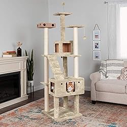 Furhaven Tiger Tough Cat Tree Double Decker