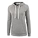 Vetemin Women Casual Basic Cotton/Poly Vintage Soft Long Sleeve Hoodies Sweater