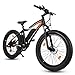 ECOTRIC Fat Tire Powerful Electric Bike Black Beach Snow Mountain 26″ Bicycle Suspension Front Fork with 500W Motor 36V/13AH Removable Batterythumb 1
