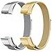 Oitom Bands Compatible Fitbit Alta HR and Fitbit Alta/Fitbit Alta Ace,Replacement Accessory Stainless Steel Watch Bands (2 Size) Large 6.7