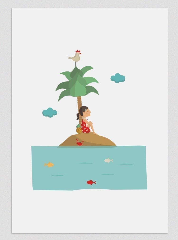 Print “Desert Island". Available in two sizes: A4 / A3.