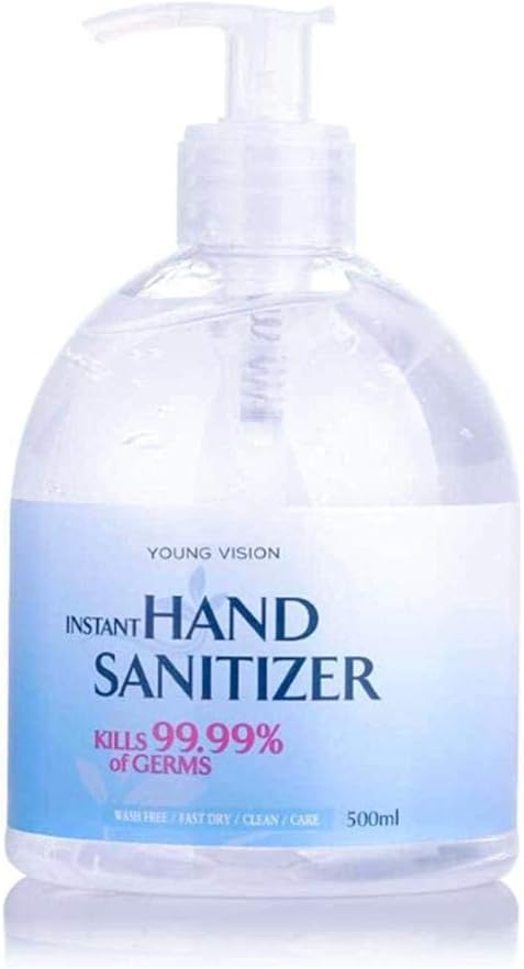Jacktom 500ml Hand Sa.///n///-it///iz.er Gel Hand Gel Refreshing Hand Gel Disposable Hand Wash for Adults Kids