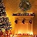 Pataku 9 FT Christmas Garland Greenery, Artificial Pine Garland for Indoor Outdoor Decor, Premium Christmas Garland Decorations for Fireplace, Mantel, Front Door, Stairs Railings (1 Pack)