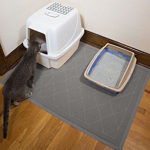 Jumbo Litter Mat 47" x 36" Cat Litter Mat, Traps Messes, Easy Clean, Durable, Non Toxic Trapper Rug - Litter Box Mat, Cat Mat, Kitty Litter Mat
