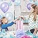 Farelot Mermaid Party Supplies Pack: Girls Mermaid Birthday Party Decorations - Deluxe 191 Piece Kit with Banner, Tablecloth, Plates, Cutlery, Gift Bags, Balloons, Party Hats and Decor - Serves 16