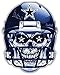 Dallas Cowboys NFL Skull Helmet Car Bumper Sticker Decal 4'' X 5''