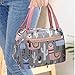 Ladiy New Prints Heat Preservation Portable Zipper Closure Lunch Bag Tote Lunch Bags