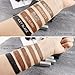 FOXCESD Eyebrow Gel Waterproof, 24 Hours Long Lasting for Eyebrow Makeup (Black/Brown)