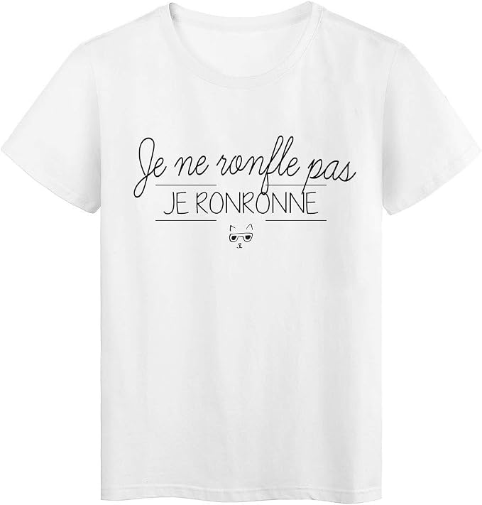 Coussin Humour "Je Ne Ronfle Pas Je Respire Difficilement" - 44x44 Cm, Housse Coton, Bleu Marine
