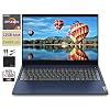 2021 Newest Lenovo IdeaPad 3 15.6″ FHD Screen Laptop Computer, Quad-Core AMD Ryzen 5 3500U Up to 3.7GHz (Beats i7-8550U), 12GB DDR4 RAM, 256GB NVMe SSD, Webcam, WiFi, HDMI, Windows 10 + Marxsol Cables