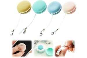 AIIONP Macaron Phone Screen Cleaner, 2026 Upgrade Macaron Shape Phone Screen Cleaner, Portable Smartphone Cleaning Pendant for Lanyard, Cute Decorative Pendant Screen Cleaning Tools (4)
