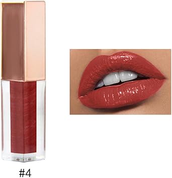 Eucoo Rossetti Liquido Rossetto Lucidalabbra Moda Sexy 6 Colors Nude Velvet Glossy Lip Gloss Lipstick Amazon It Bellezza