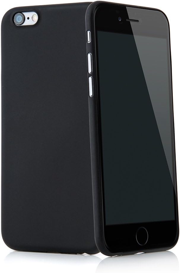 QUADOCTA iPhone 6 6s (4.7“) case Cover “Tenuis“ in Solid Black - Extreme Thin Bumper as Premium Accessory for The iPhone 6/6s (4.7 inch)