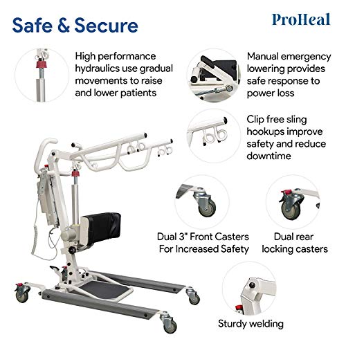 ProHeal Sit to Stand Lift Full Body Patient Transfer Lifter for Home