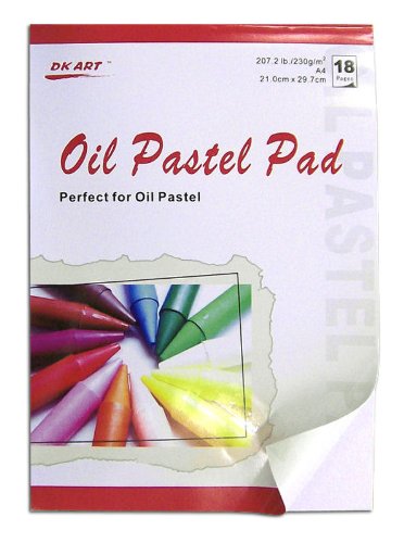 18 Sheets DIN A4 Drawing Paper for Ölpastellmalerei 230 g/m² Pack of 100