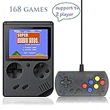 Retro Handheld Game Console FC System Plus Extra Joystick Portable Mini Controller 3 Inch Support TV 2 Player 168 Classic Game Console Present for Boy Kids Adult