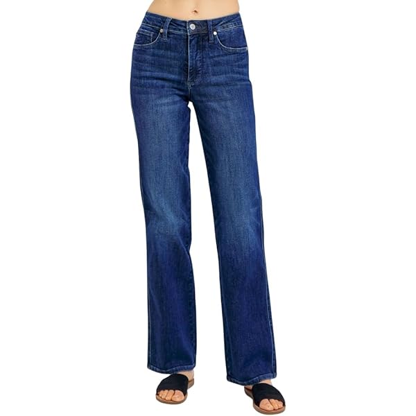 Judy Blue High Waist Tummy Control Classic Straight Jeans
