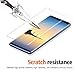 Cordking Samsung Galaxy Note 8 Tempered Glass Screen Protector , Anti-Bubble Ultra HD,Clear,Touch Agility Crystal ,Bubble Free,Easy Installation,Durable Scratch Resistance